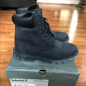 Timberland 6” Boot Black Nubuck